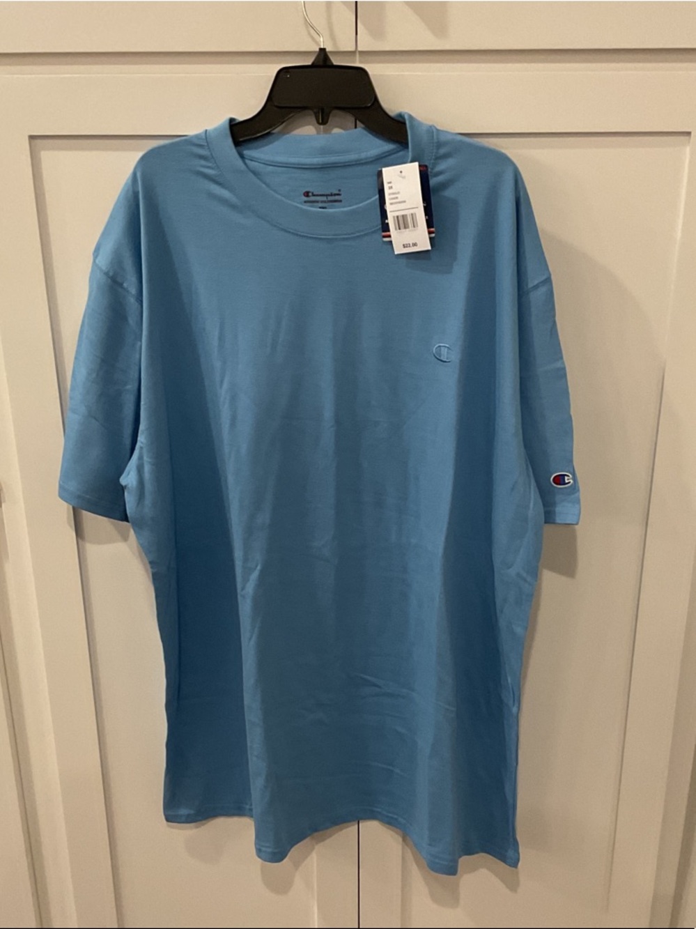 Champion Men's Crewneck Tee in Sky Blue